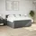 vidaXL Boxspringbett 180 x 200 cm Dunkelgrau