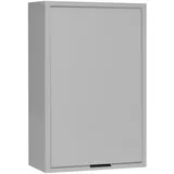 Livetastic Hängeschrank, Grau, - 41x65x22 cm, Badezimmer, Badezimmerschränke, Hängeschränke