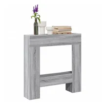 vidaXL Kaminumrandung Grau Sonoma 81x18x82 Cm Holzwerkstoff Vidaxl