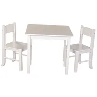 BESTTOY - Sitzgruppe aus Holz - Farbe: weiß