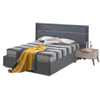 JV Möbel Komplett 3tlg Schlafzimmer Modern Designer Bett Luxus 2x Nachttische),