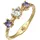 haze & glory Haze&Glory Ring gold & violettblau / transparent 58