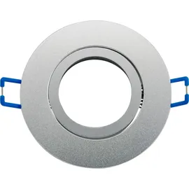 Energmix Einbaurahmen 4 Stück schwenkbar Aluminium Silber gebürstet