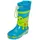 Playshoes Gummistiefel Krokodil Blau/Orange 26,5