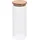 vidaXL Vorratsglas mit Bambusdeckel 1000 ml 6 St.