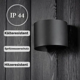 Lumiled Außenleuchte Aluminium 10,0 cm 2x 3 W schwarz