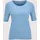 Madeleine Twinset Basic Strickjacke mit Halbarmpullover Blau 48