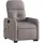 vidaXL Massagesessel mit Aufstehhilfe Polyester 144 x 77,5 x 0 cm Taupe