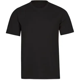 TRIGEMA T-Shirt TRIGEMA "TRIGEMA T-Shirt DELUXE Baumwolle", Herren, Gr. S, schwarz, 100% Baumwolle, Basic, Shirts T-Shirt
