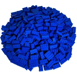 LEGO® 2x4 Steine Hochsteine Blau - 3001 - Menge 250x