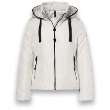 District Übergangsjacke Bluebell (mit Kapuze, wasserabweisend) offwhite Damen