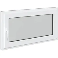 vidaXL Kellerfenster RISOR 110 x 70 cm grau