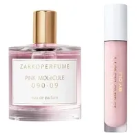 ZARKOPERFUME Pink Molécule 090.09 Eau de Parfum 100 ml + Lipgloss 5,5 ml Geschenkset