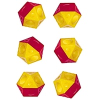 Tipp-Kick Tischfußballspiel Gelb-rote TIPP-KICK Bälle 6 x Ersatz Fußbälle Ball Ersatzbälle gelb|rot