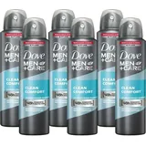 Dove Men + Care 6 x 150ml Deospray Deodorant Bodyspray