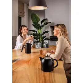 Bredemeijer Teekanne Santhee 1,4l Edelst. matt schwarz 121003 - Schwarz