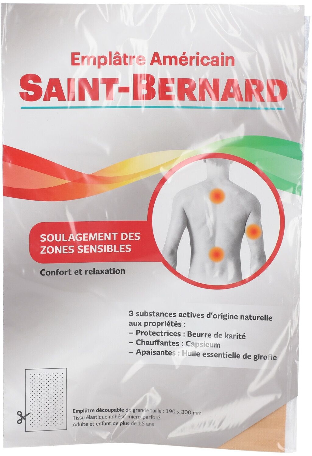 Saint Bernard Emplâtre Américain Patch chauffant 1 pc(s) pansement(s)