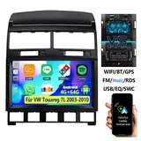 ESSGOO Android 15 Für VW Touareg 7L 2003-2010 CarPlay GPS NAVI RDS SWC Autoradio (Digitalradio (DAB), 4+64GB(optional), RDS, AM, FM, Carplay Android Auto Bluetooth EQ USB GPS Navi WIFI Touchscreen)
