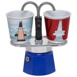 Bialetti Mini Express Magritte blau