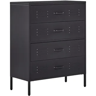 Kommode ENAGO Metall Schwarz