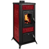 BRUNO® Kaminofen Bruno Janos | Keramik Bordeaux | 5,6 kW