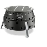 Atago Holz und Kohle Grill Schwarz