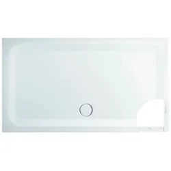 Bette Stahl-Brausewanne Bette SUPER-FLAC 100x170x3 5cm Antirutsch Sense T1 weiß
