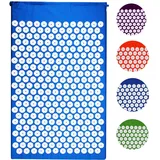 Shanti Akupressur Akupressurkissen Kissen Nagelkissen (77 x 48 x 2,5 cm, Blau, 903) Akupunktur Akupunkturkissen Massage Massagekissen Matte Massagematte Akupunkturmatte Iplikator