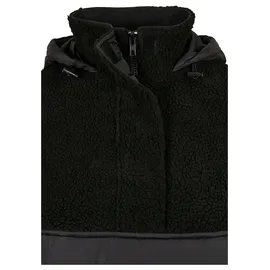 URBAN CLASSICS Ladies Sherpa Mix Pull Over Jacket - XXL