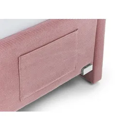 Meise Möbel Polsterbett Cool 120 x 200 cm rose inkl. Rückenelement