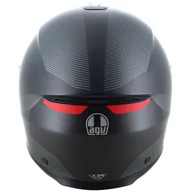 AGV Tourmodular Frequency Klapphelm - Matt Dunkelgrau/Rot/Grau / S