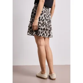 STREET ONE Minirock Damen Animalprint Beige 40