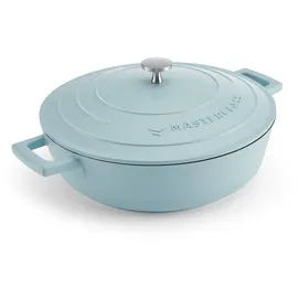 Master Class MasterClass Aluminiumguss-Auflaufform, himmelblau, flach, 28 cm, 4 Liter, Geschenkbox