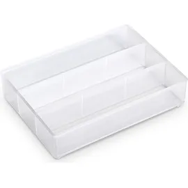 RAACO Sortimentskoffer Polypropylen 109 x 79 x 24 mm transparent 3 Fächer