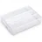 RAACO Sortimentskoffer Polypropylen 109 x 79 x 24 mm transparent 3 Fächer
