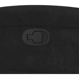 vidaXL Relaxsessel mit Aufstehhilfe Samt 56,1 x 82 x 75,7 cm Schwarz