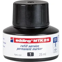 edding MTK25 Permanentmarker Tintenflasche schwarz