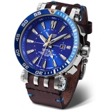 Vostok Europe Herrenuhr Automatik GMT Energia Rocket Blau 2 Bänder NH34-575A716_Blue