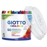 Giotto Cera Maxi-Wachsmalstifte, 60 Stück,