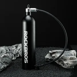 ROCKBROS Tubeless Tire Inflator 200 PSI 1,2l - Schwarz