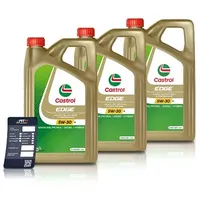 Castrol 15 L EDGE 5W-30 M + Ölwechsel-Anhänger [Hersteller-Nr. 15F6DC]