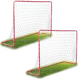 Neo-Sport Fußballtor Rot 183 x 122 x 61 cm