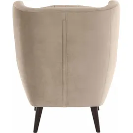 Andas Ohrensessel »Hemmink, Sessel, Loungesessel« mit Knopfheftung andas