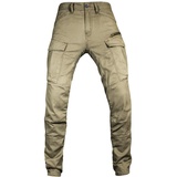 John Doe Stroker Cargo XTM Motorradhose Atmungsaktiv mit Protektoren Camel 26/34