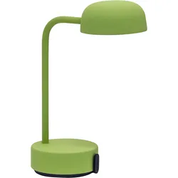 KOODUU LED Tischleuchte "Fokus", grün (moss), Ø 10cm H: 25,5cm, Lampen, LED Dekolicht, Tischlampe
