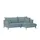 bobb Ecksofa Yolanda ¦ blau ¦ Maße (cm): B: 257 H: 94 T: 174.0