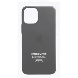 Apple iPhone 12 mini Leder Case mit MagSafe schwarz