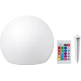 UBBINK Solarleuchte UV-beständig H 23,0 cm Ø 25,0 cm 1x LED Gartenleuchte weiß
