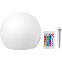 UBBINK Solarleuchte UV-beständig H 23,0 cm Ø 25,0 cm 1x LED Gartenleuchte weiß
