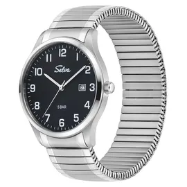 Selva Quarz Zugband bicolor 39 mm